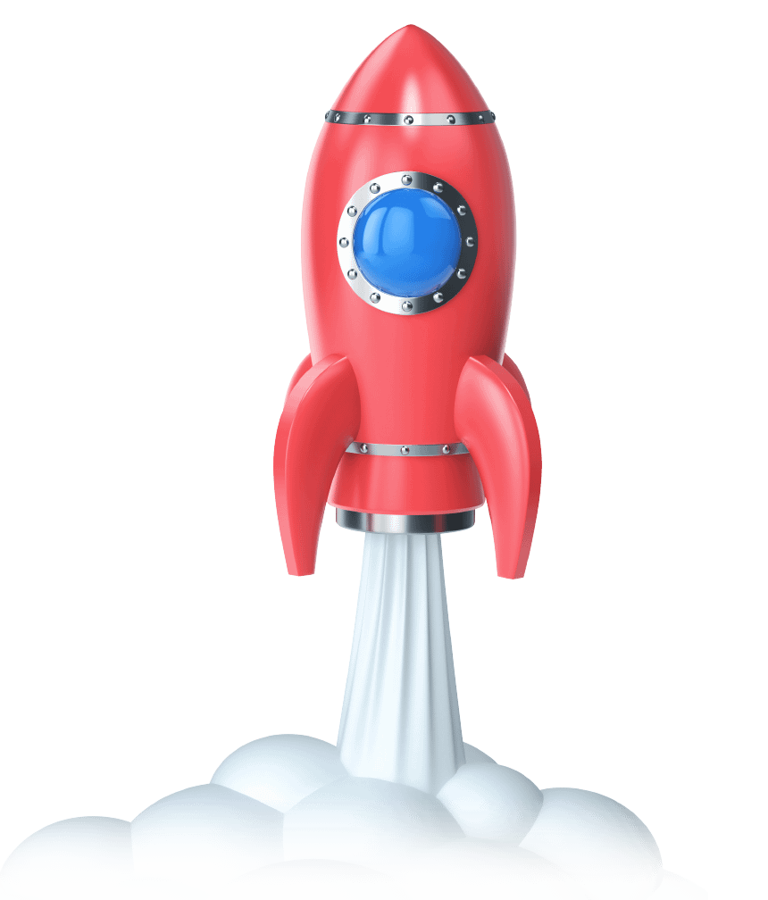 スタートアップのイメージ/ロケット